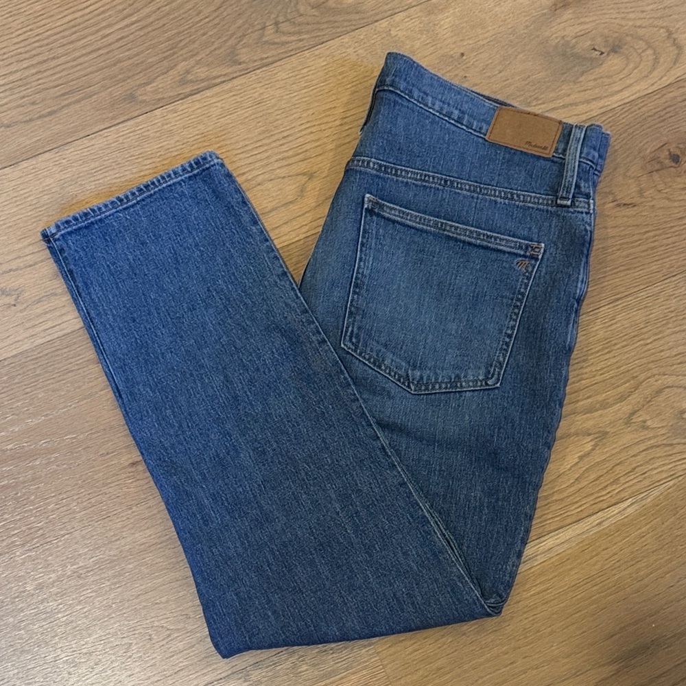 🍁 Madewell The Perfect Vintage Jean in Blue, Size 31, Straight Leg, High Waist